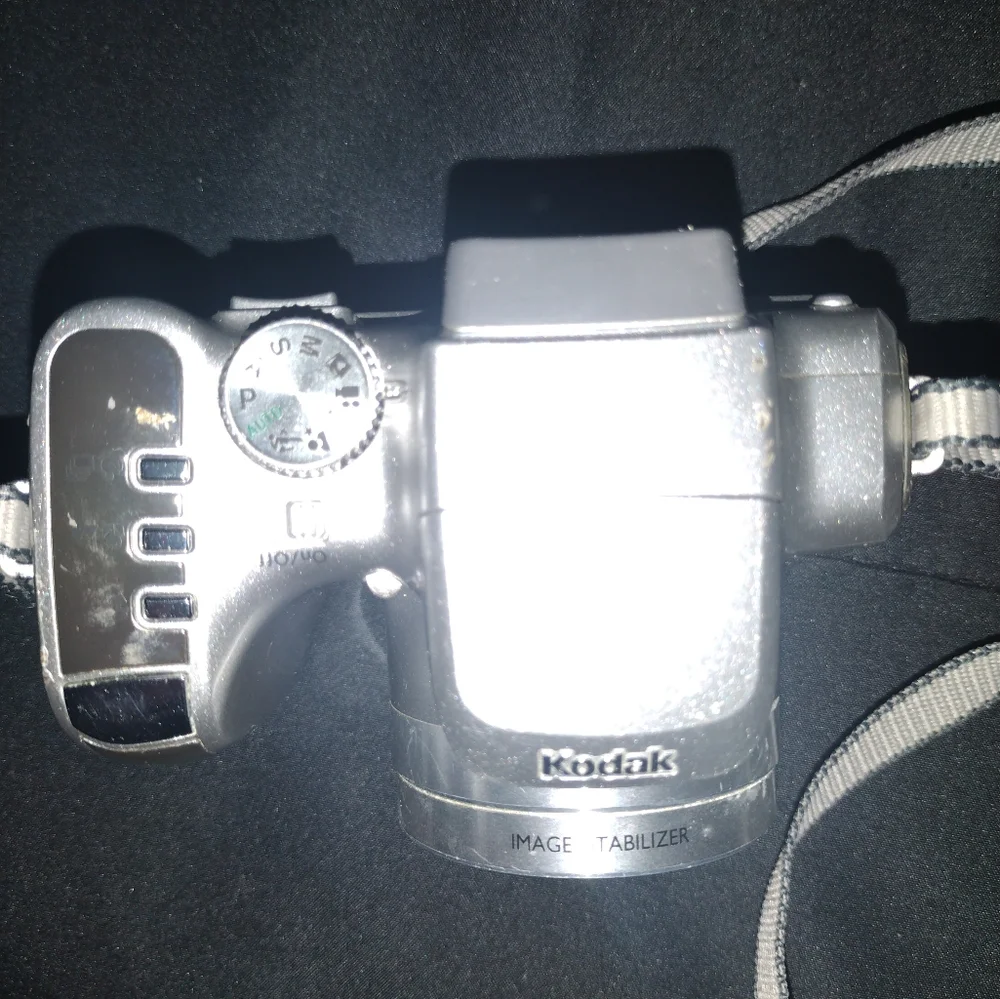 Kodak Silver Digital Camera with Philips Black Carrying Case